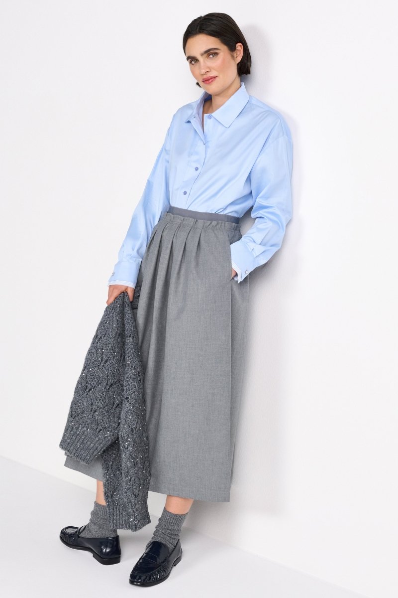 Flanel midi skirt - Look-Rich & Royal