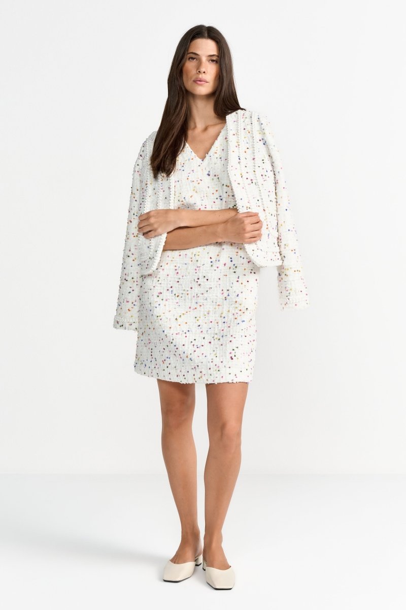 Mini Tweed Dress - Look-Rich & Royal