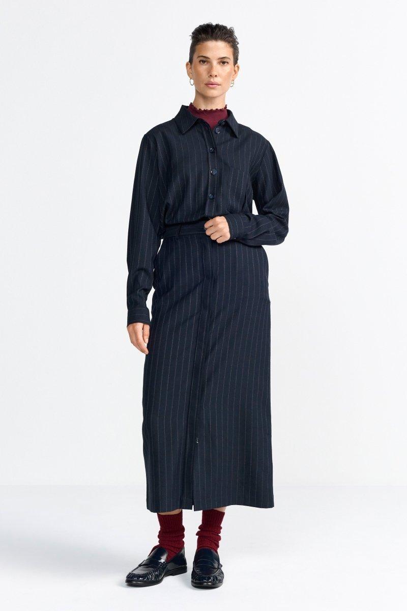 Pinstripe Set - Look-Rich & Royal