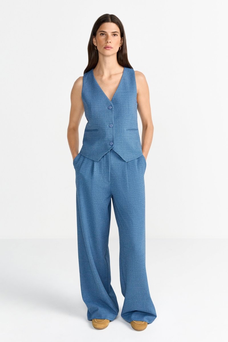Blue Melange Set - Look-Rich & Royal