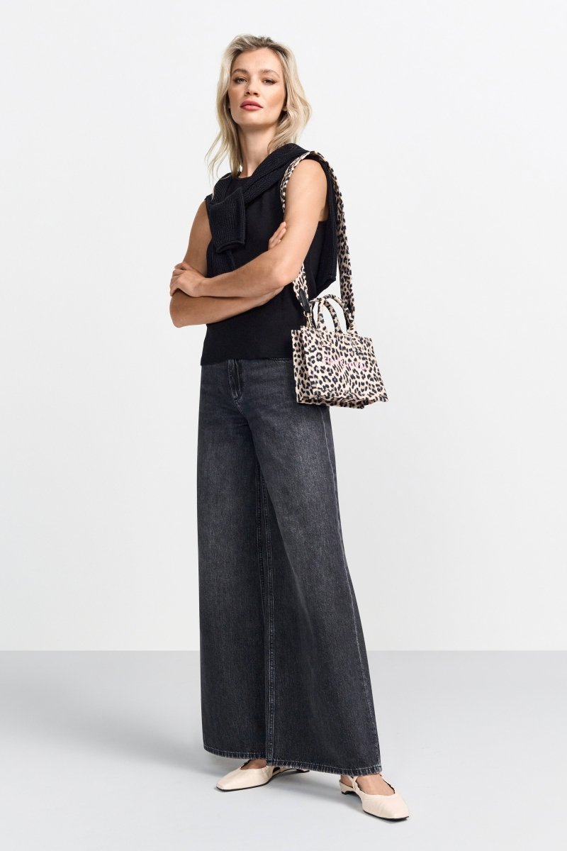 Mini Tote Bag im Leo-Design-Rich & Royal