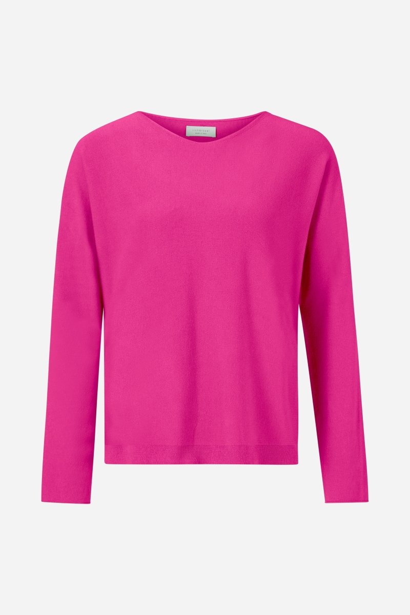 Feinstrickpullover mit U-Boot-Ausschnitt-Rich & Royal