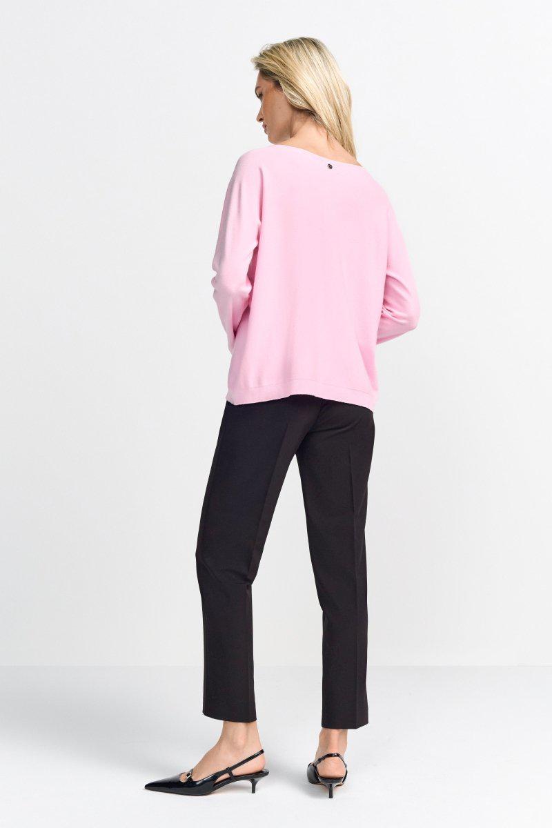 Feinstrickpullover mit U-Boot-Ausschnitt-Rich & Royal