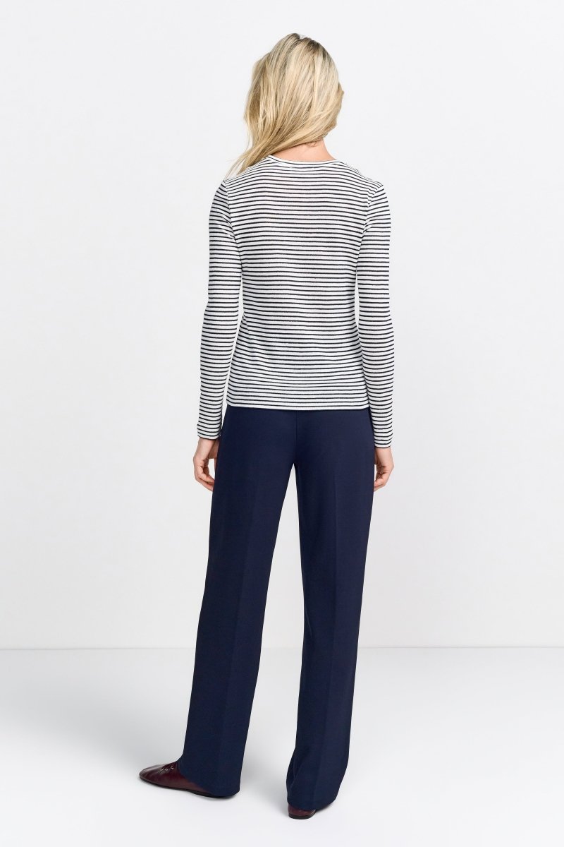 Longsleeve mit Metallfäden-Rich & Royal
