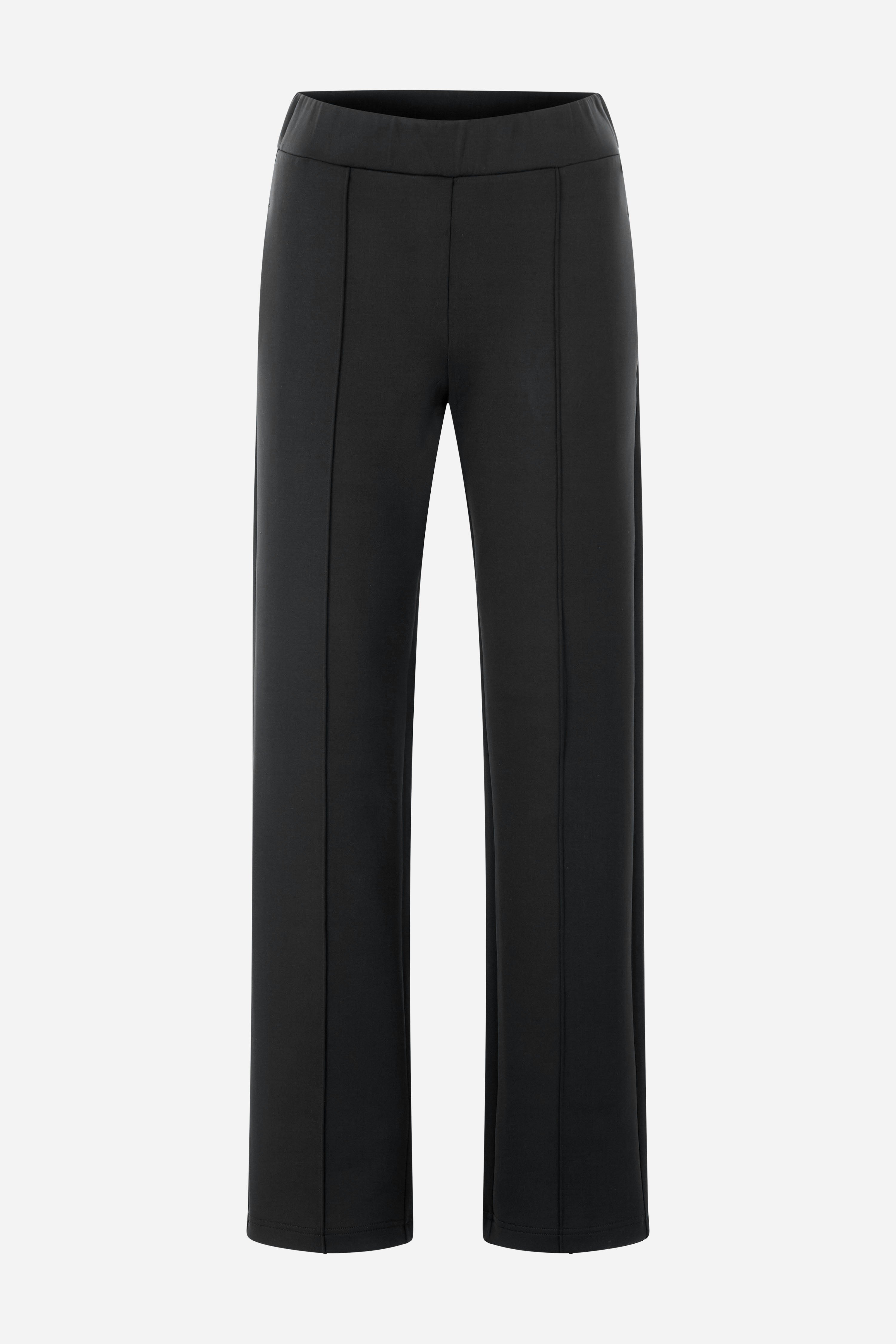 Schwarze Stoffhose mit Paspelnaht-Rich & Royal
