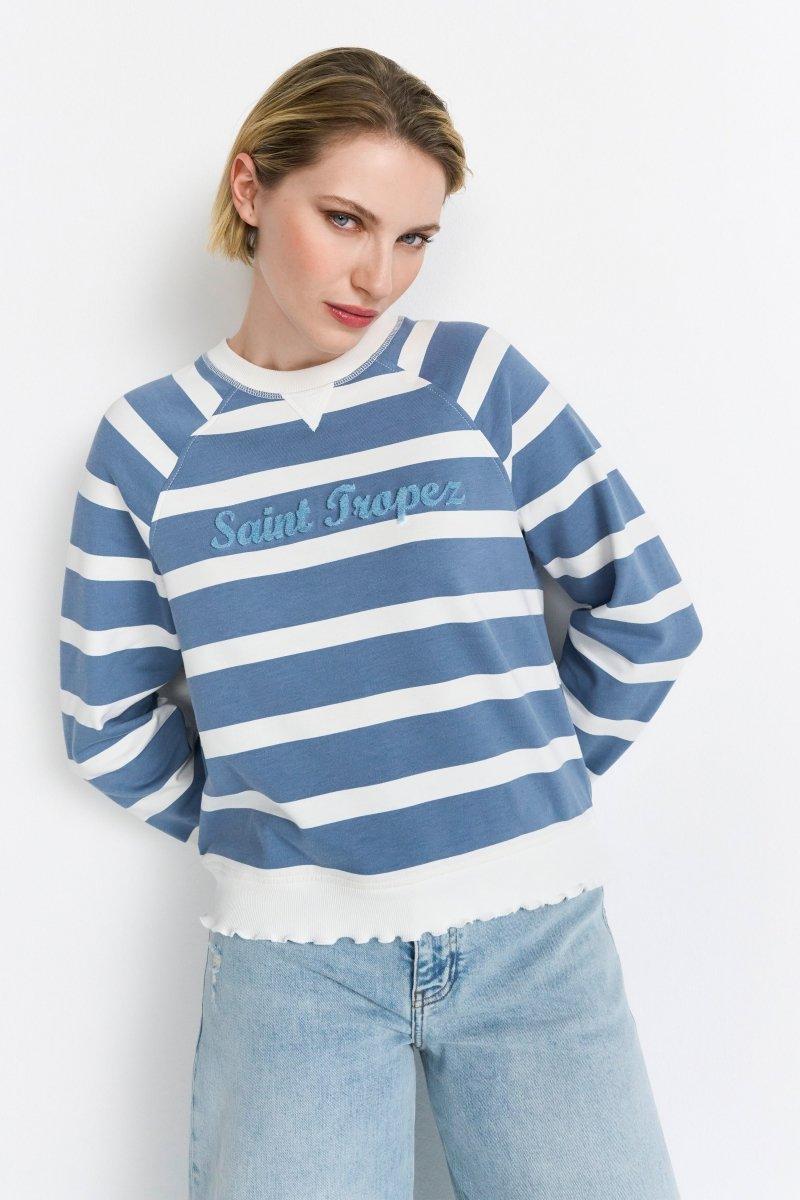 Statement-Sweater mit Raglanärmeln-Rich & Royal