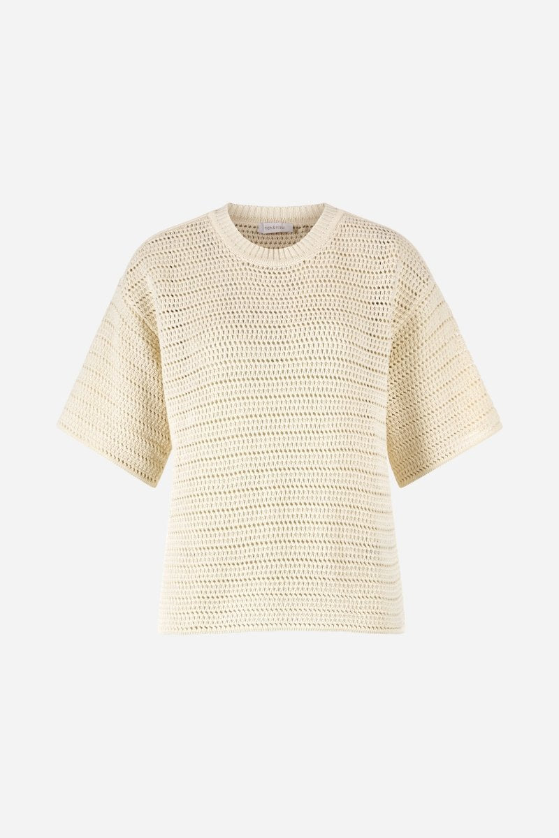 Oversized Häkelshirt-Rich & Royal