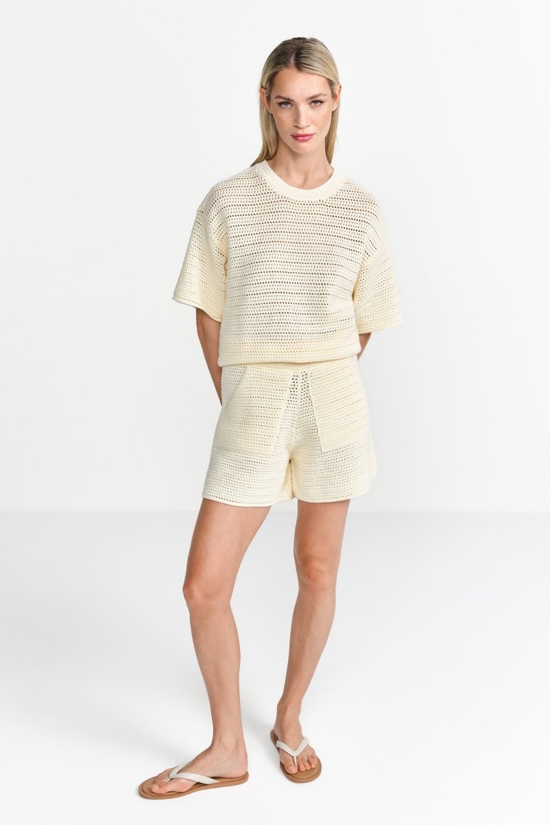 Oversized Häkelshirt-Rich & Royal