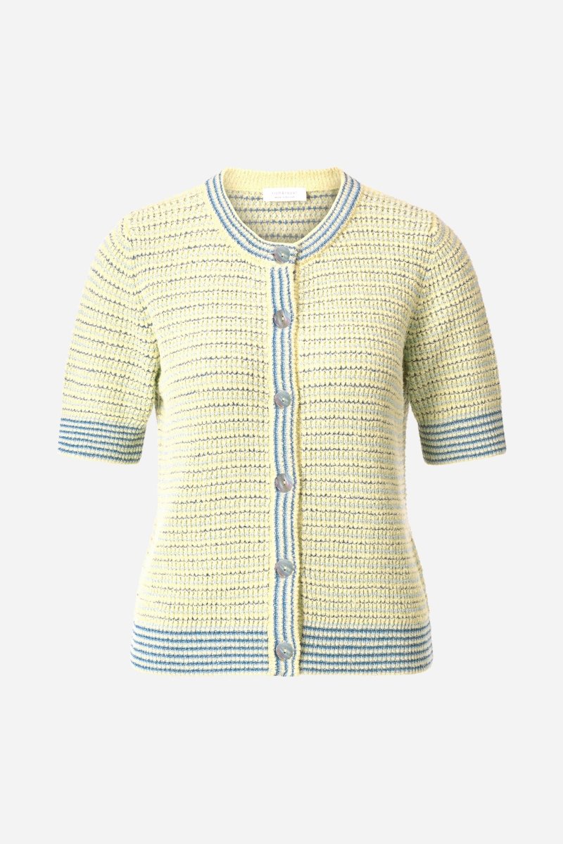 Kurzärmeliger Cardigan mit Knöpfen-Rich & Royal