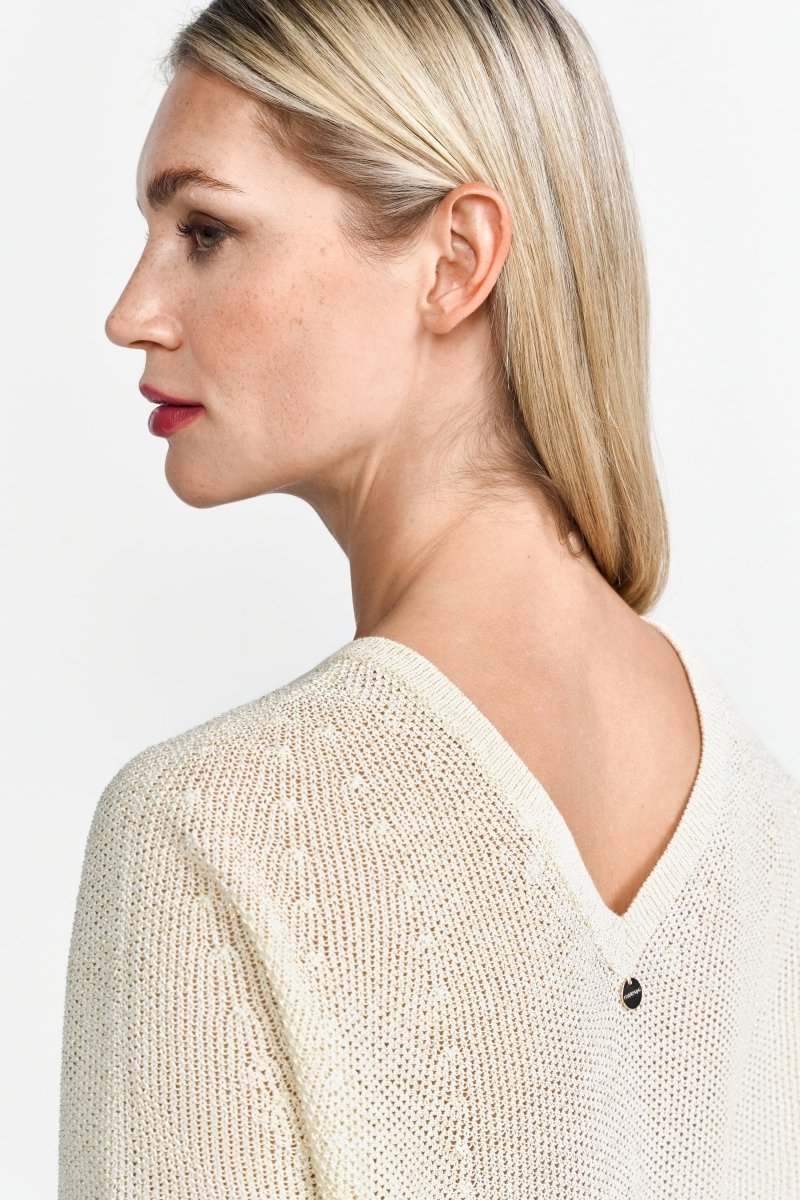 Strickshirt mit Rückenausschnitt-Rich & Royal