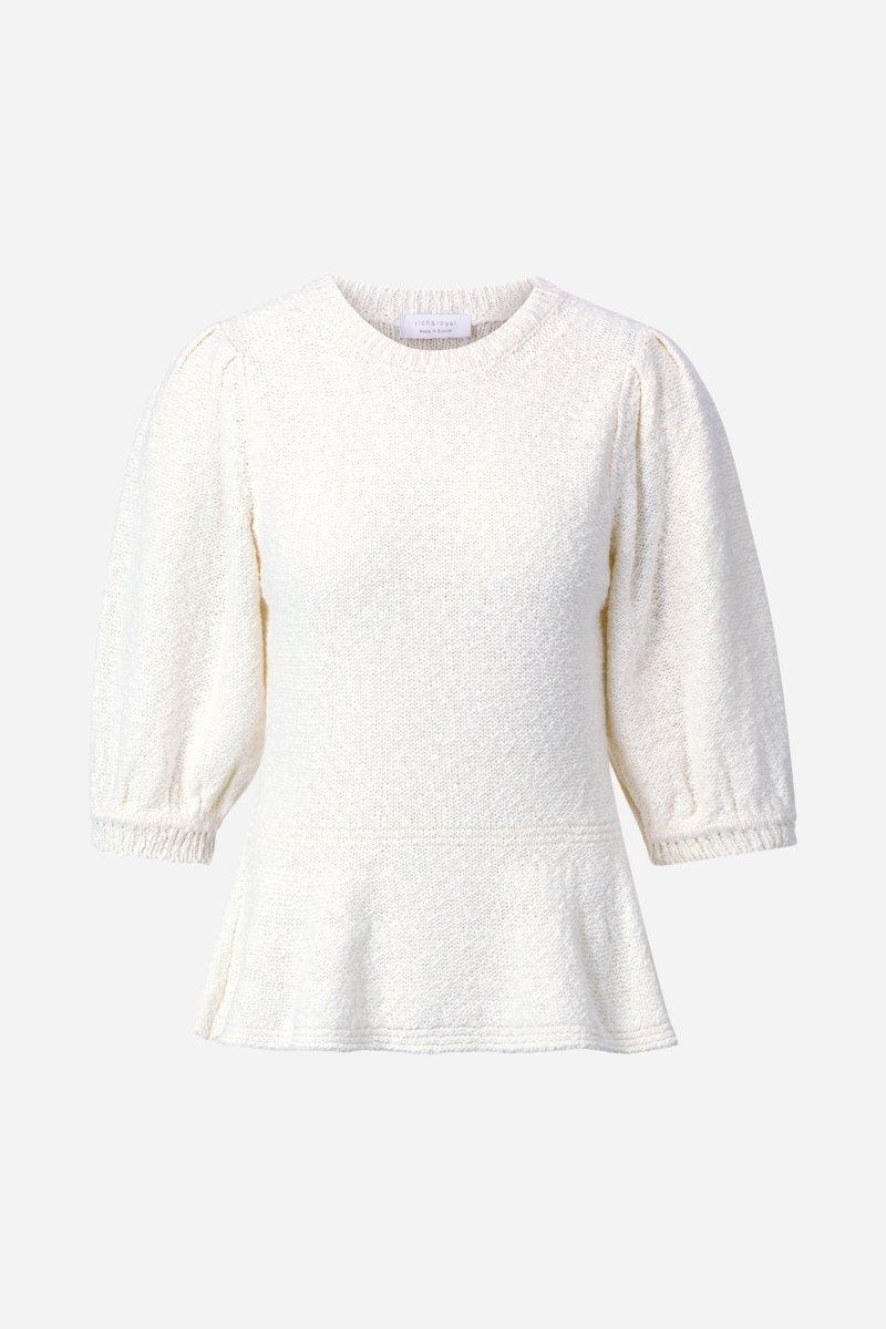 Strickpullover mit Puffärmeln-Rich & Royal