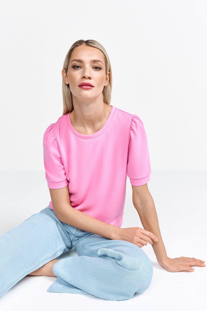 T-Shirt mit Puffärmeln-Rich & Royal