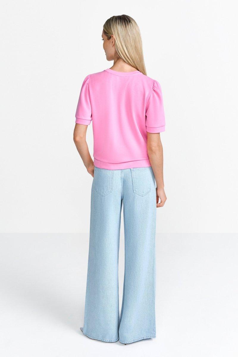 T-Shirt mit Puffärmeln-Rich & Royal