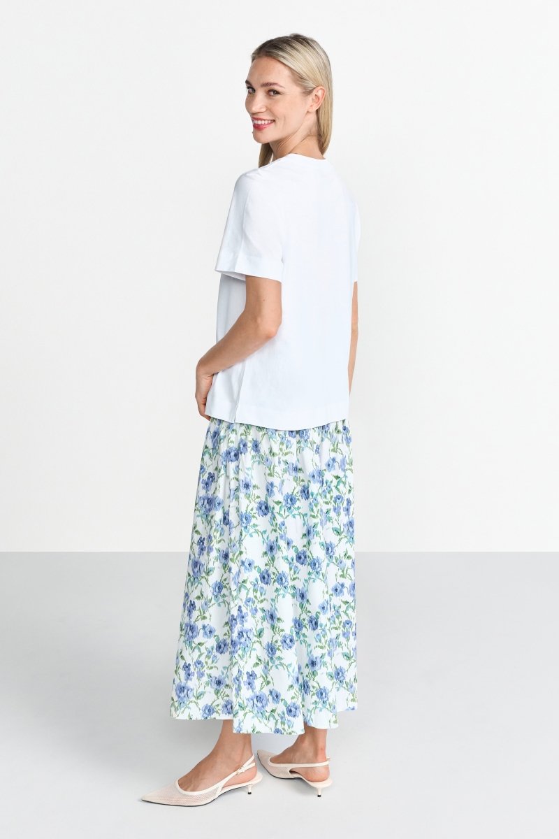 Weißes Statement T-Shirt-Rich & Royal