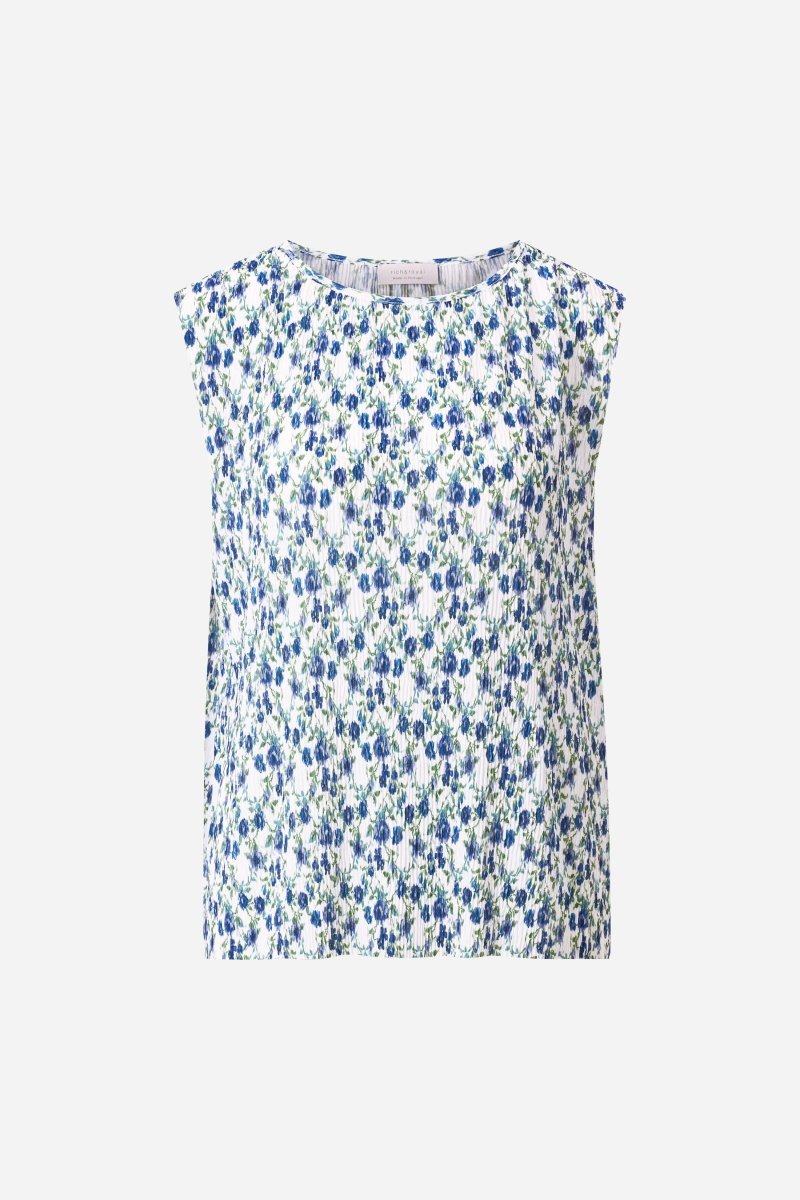 Crinkle Top mit Blumenmuster-Rich & Royal