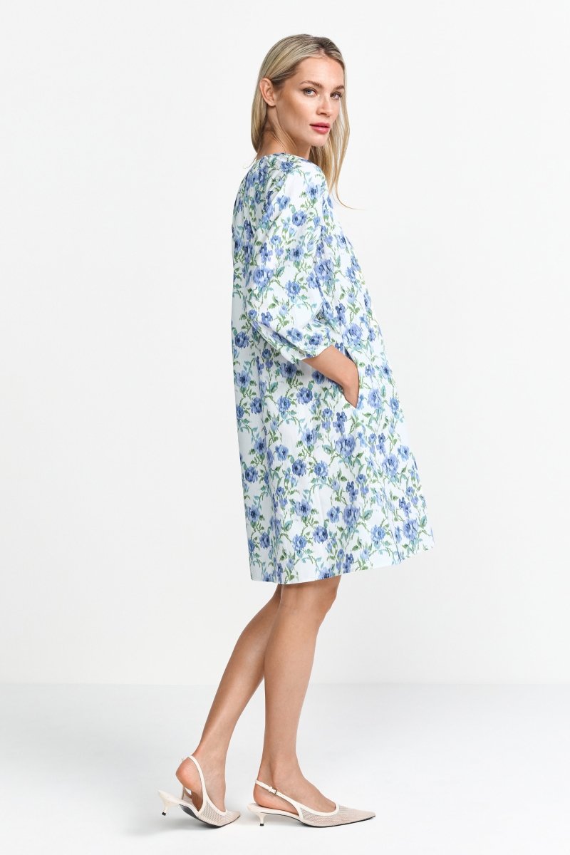Blusenkleid mit Blumenprint-Rich & Royal