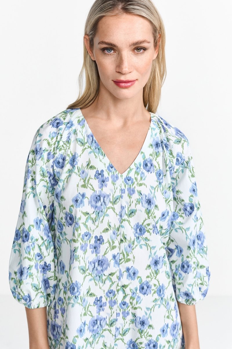 Blusenkleid mit Blumenprint-Rich & Royal