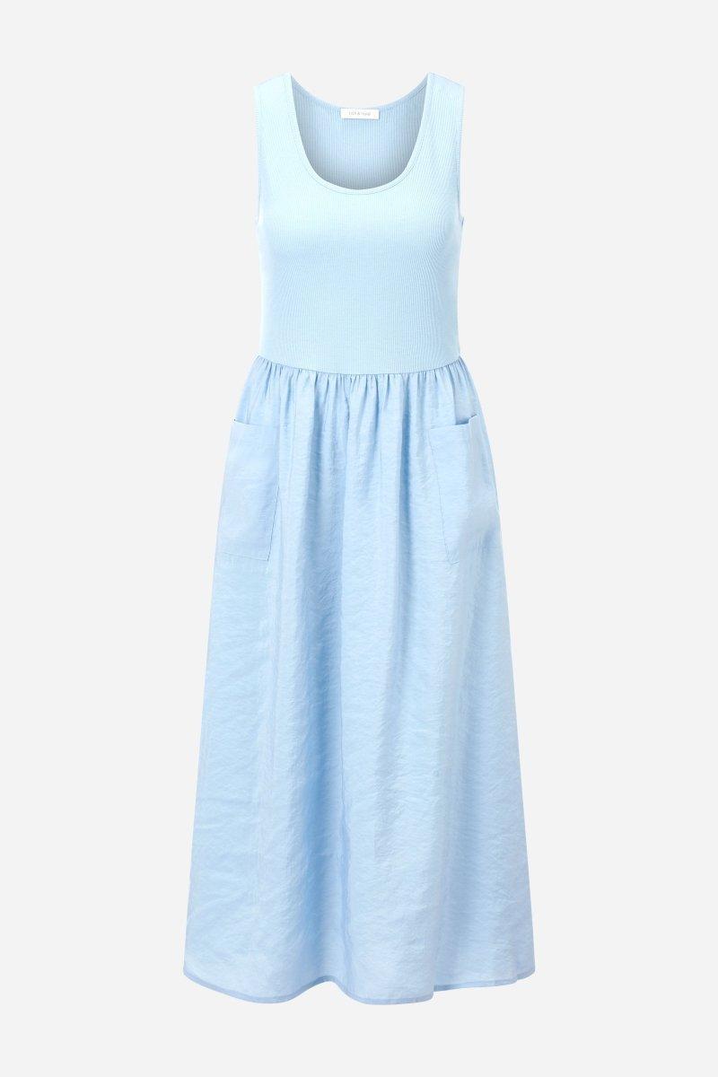 Midikleid mit Jersey-Top-Rich & Royal