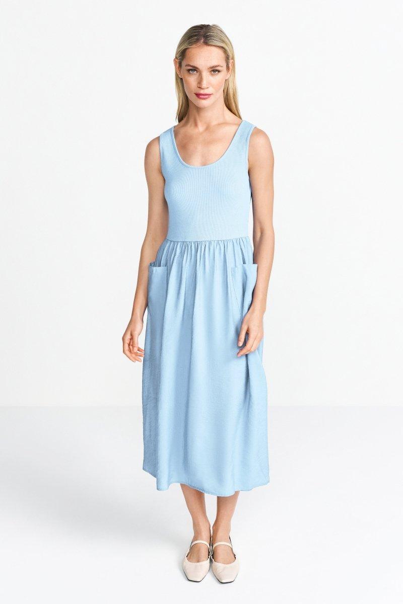 Midikleid mit Jersey-Top-Rich & Royal