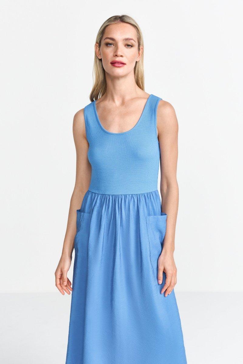 Midikleid mit Jersey-Top-Rich & Royal