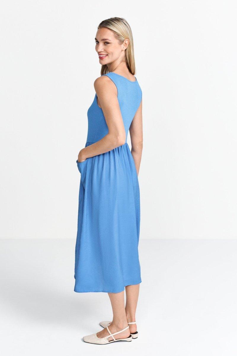 Midikleid mit Jersey-Top-Rich & Royal