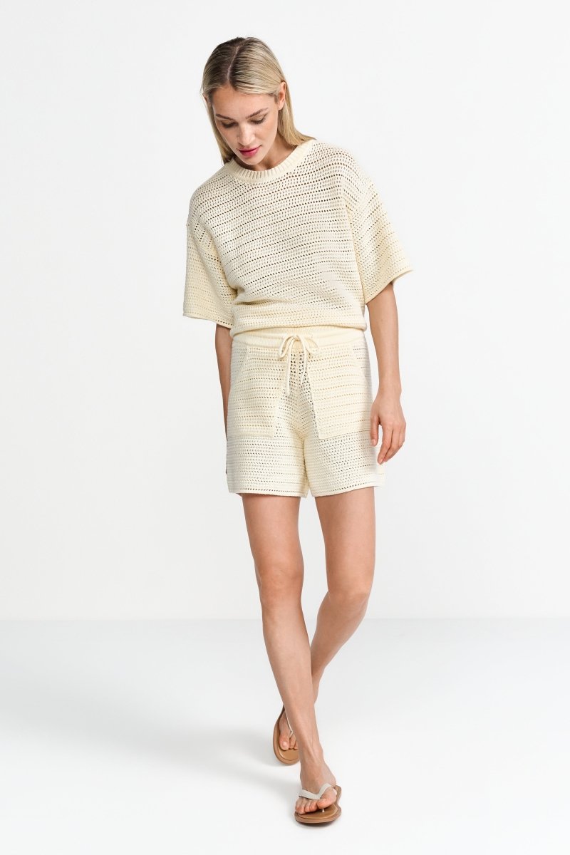 Häkelshorts mit Kordelzug-Rich & Royal