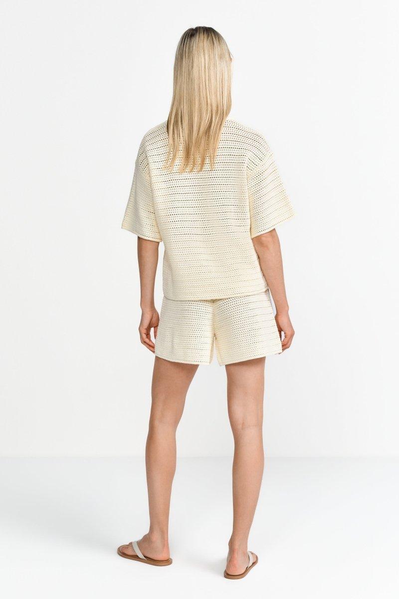 Häkelshorts mit Kordelzug-Rich & Royal