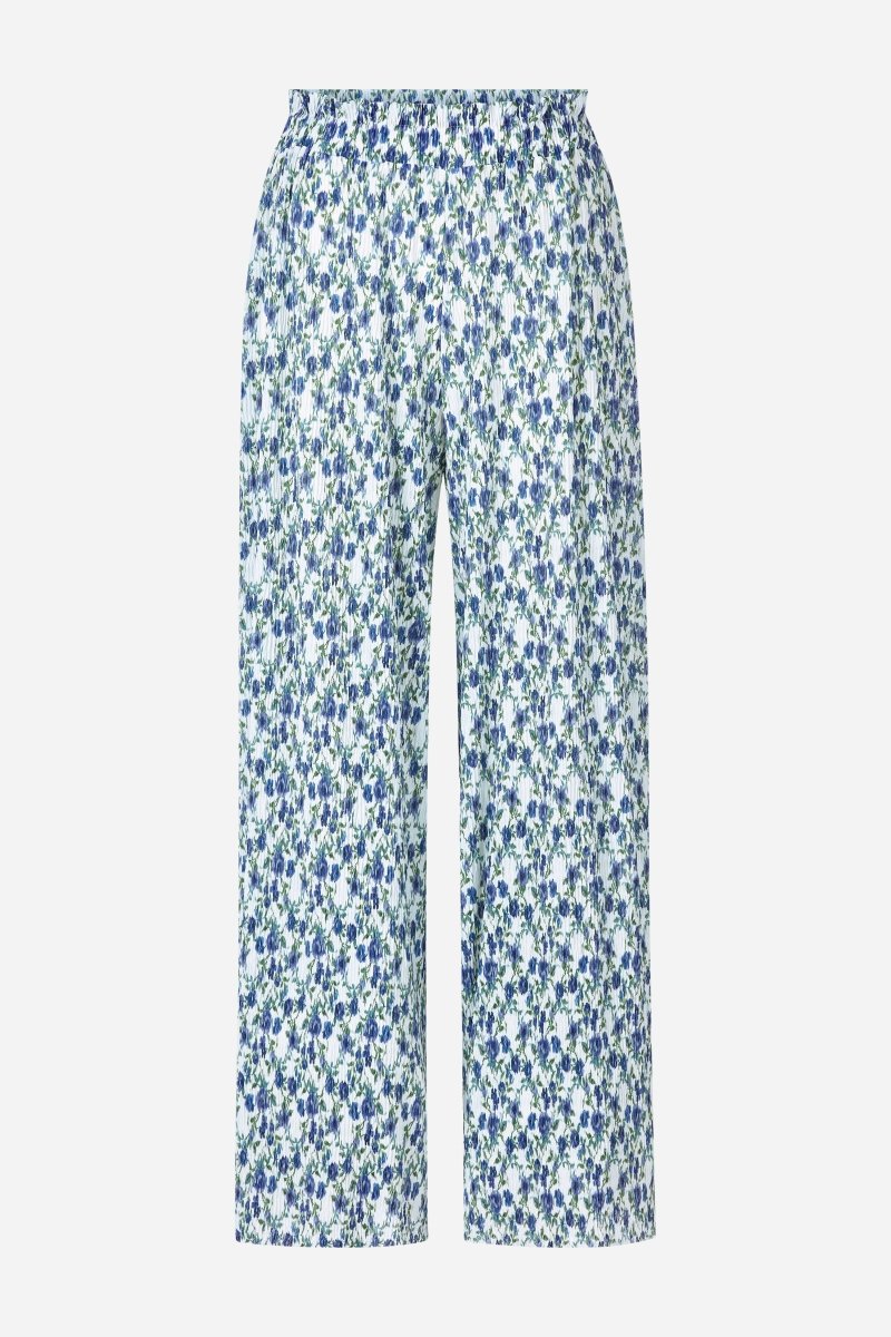 Plissee-Hose mit Blumenmuster-Rich & Royal