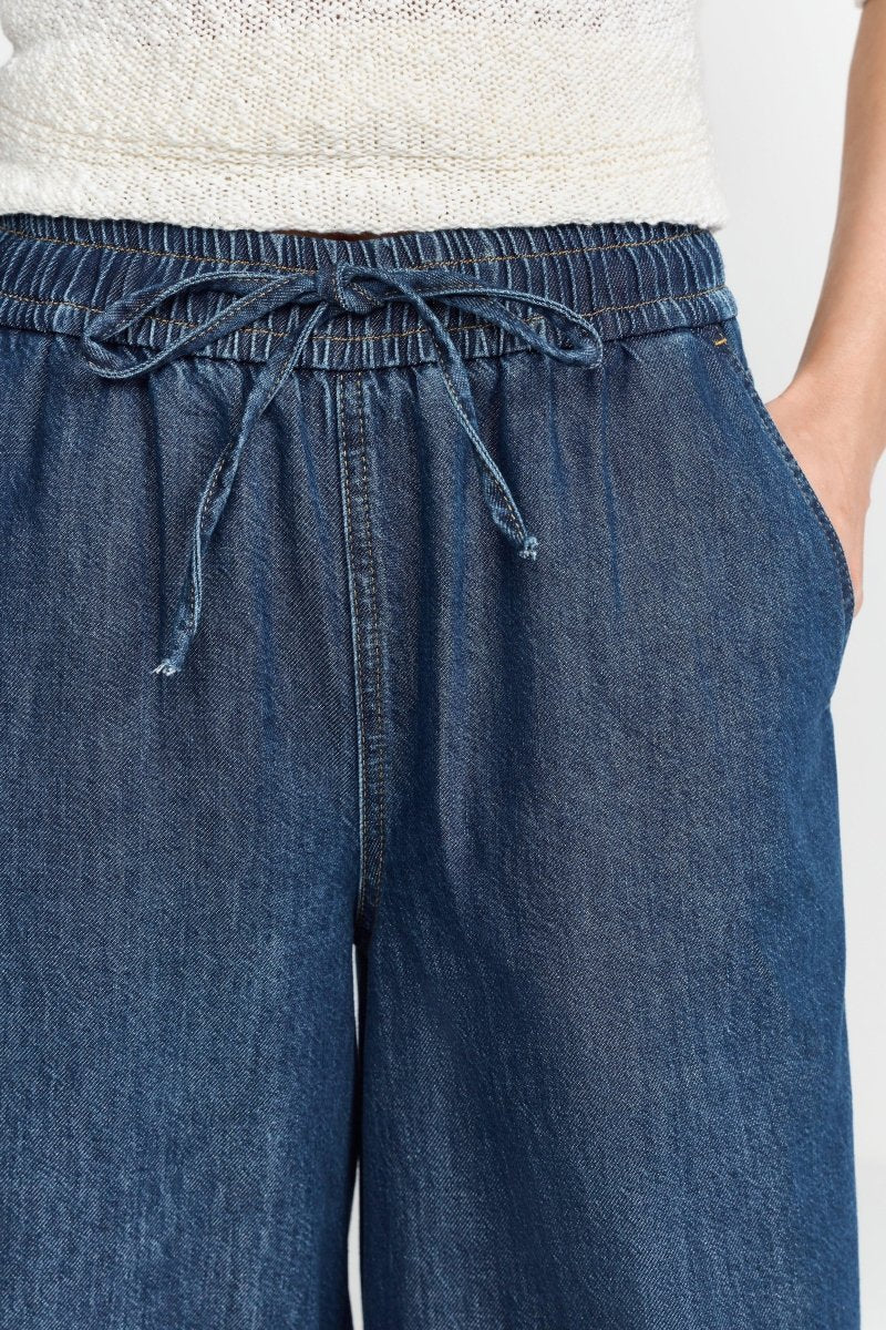 Wide-Leg-Jeans mit Tunnelzug-Rich & Royal