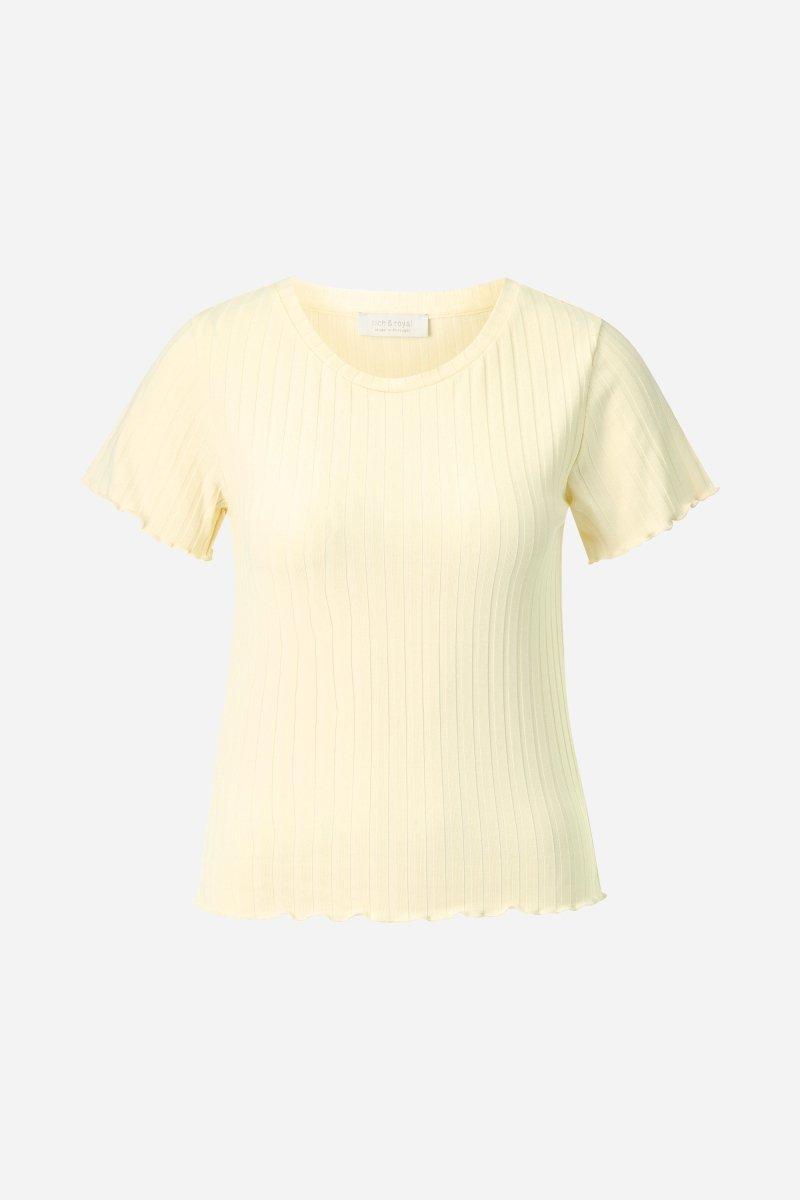 Rippshirt mit Babylocksaum-Rich & Royal