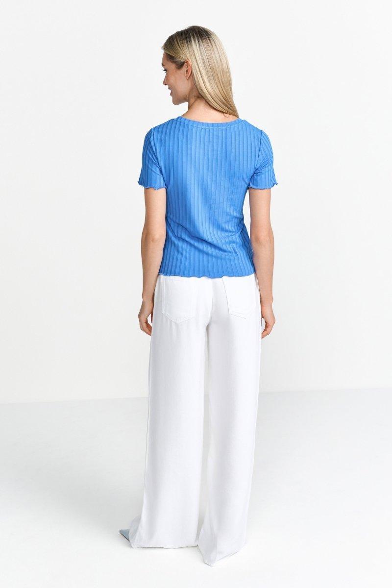 Rippshirt mit Babylocksaum-Rich & Royal