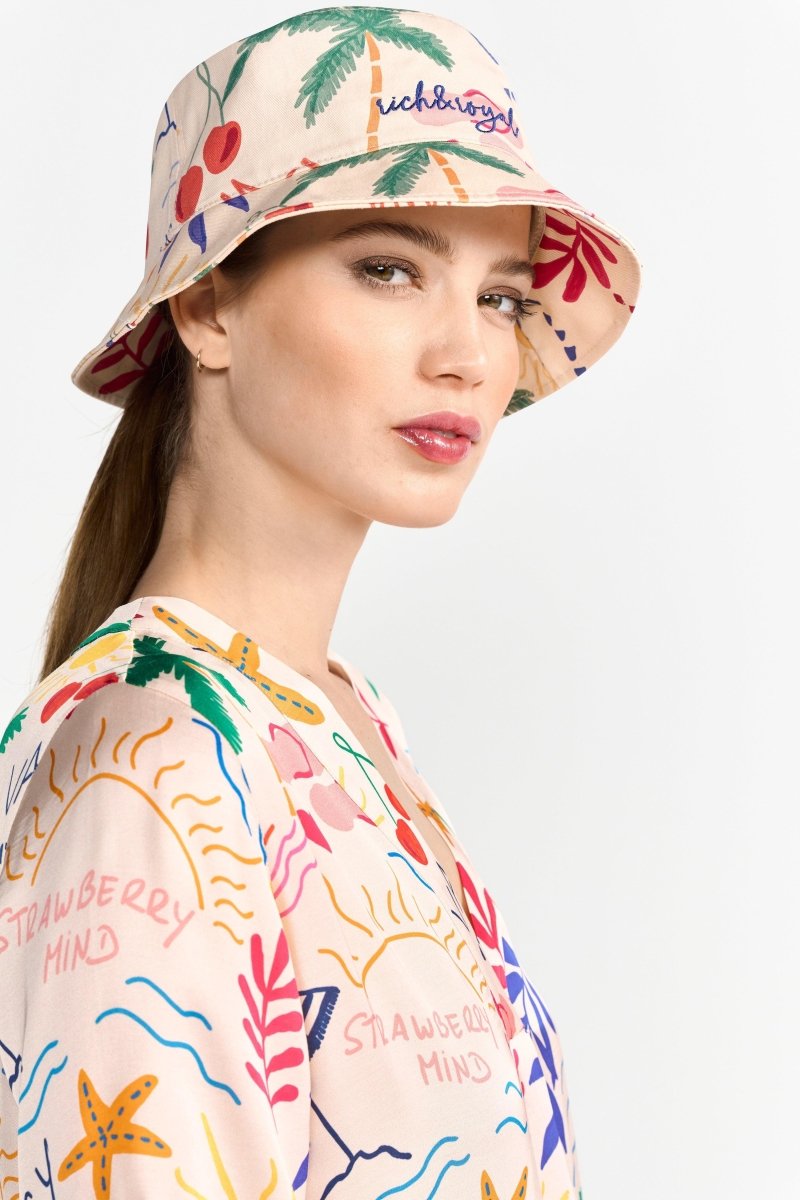 Fischerhut mit buntem Print-Rich & Royal