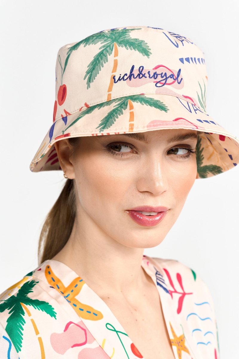 Fischerhut mit buntem Print-Rich & Royal