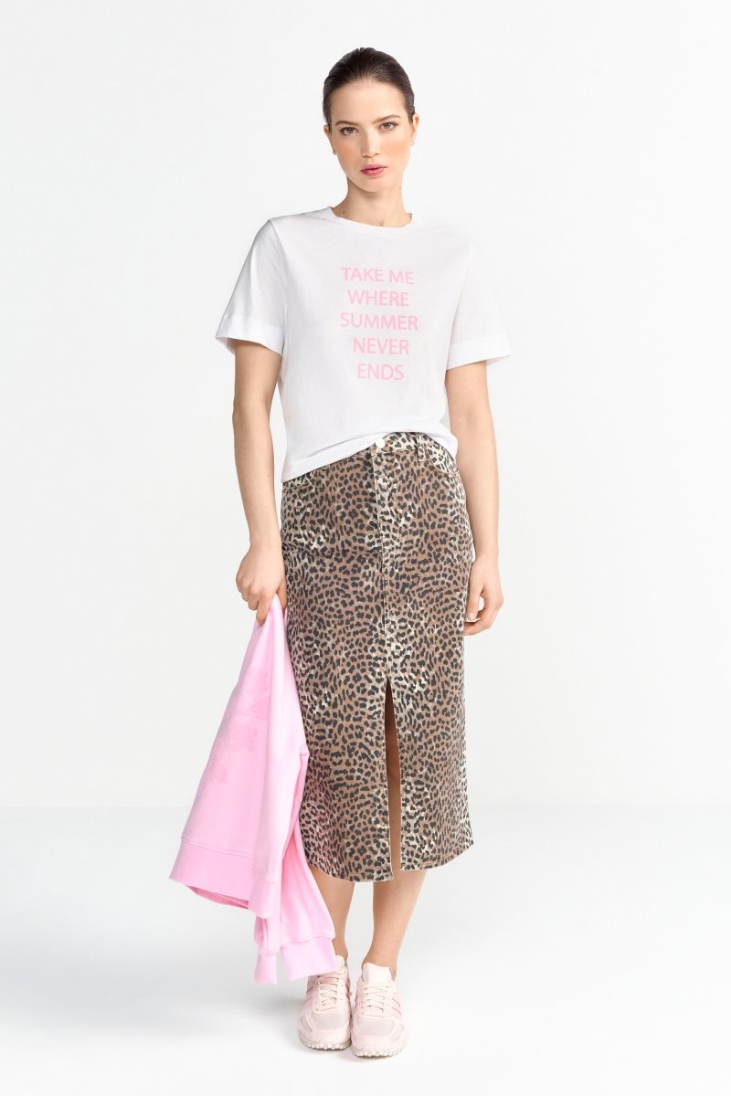 T-Shirt mit Statement-Print-Rich & Royal
