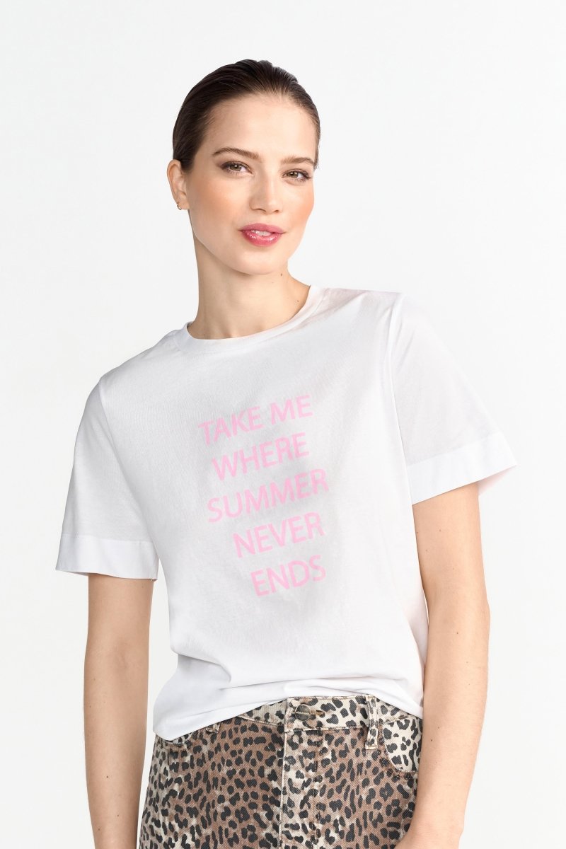 T-Shirt mit Statement-Print-Rich & Royal