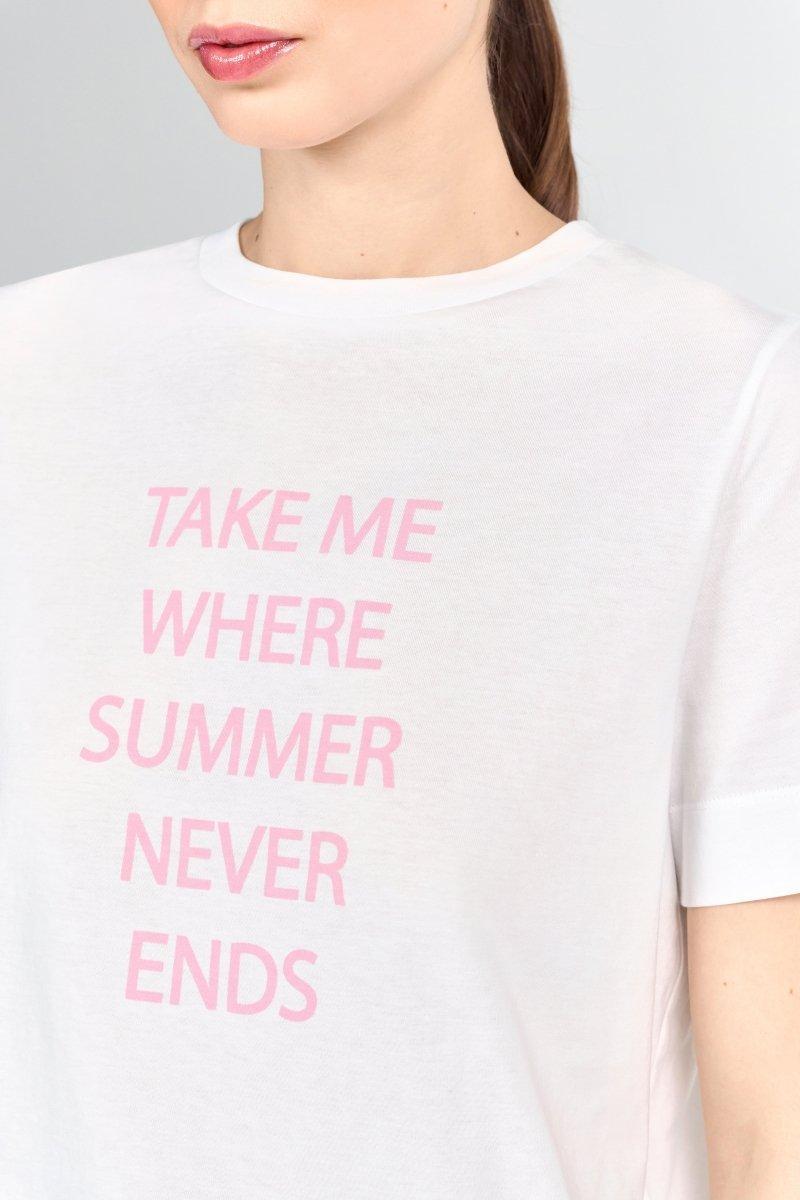 T-Shirt mit Statement-Print-Rich & Royal