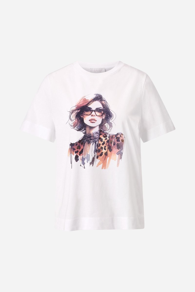 T-Shirt mit Fashion-Print-Rich & Royal