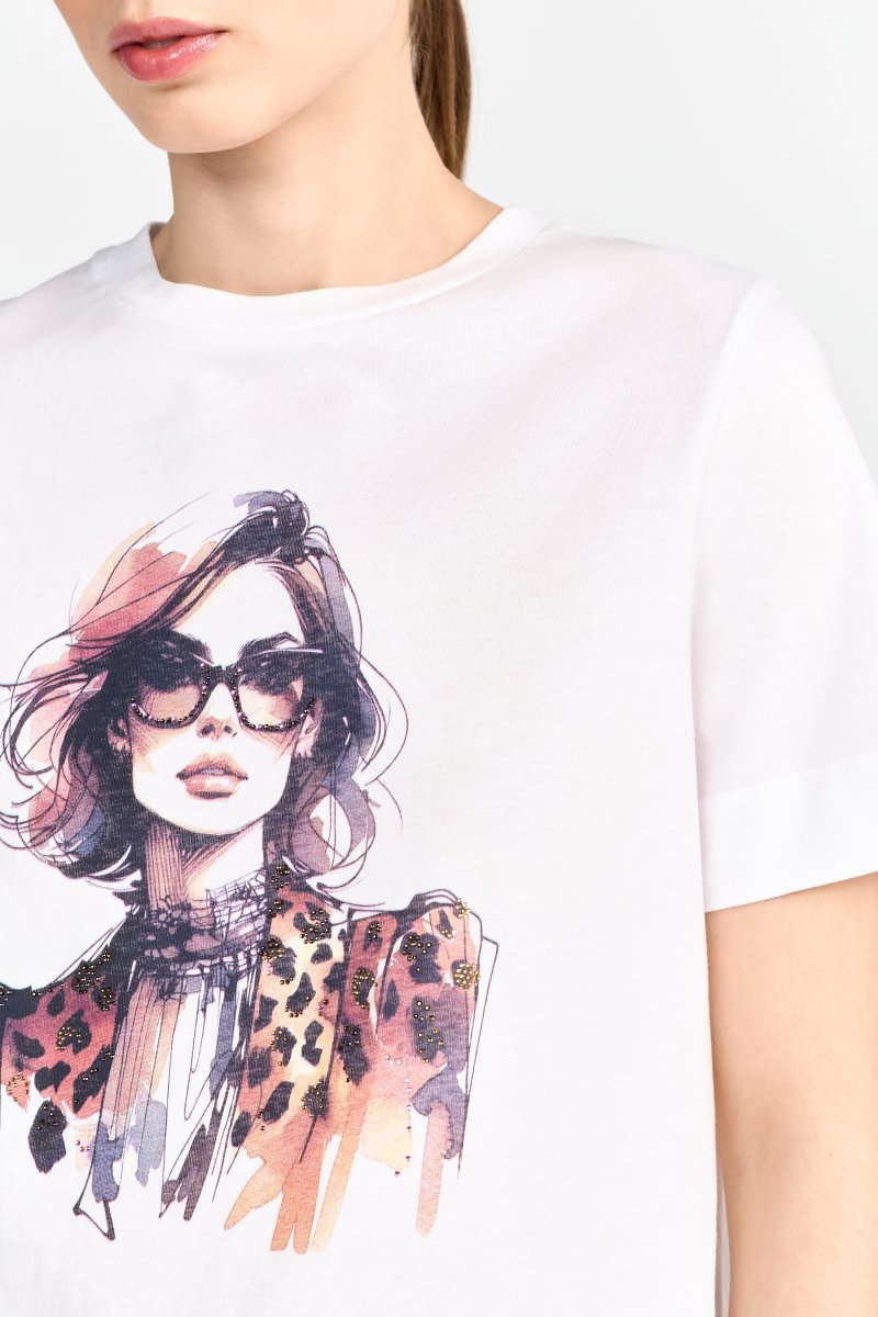 T-Shirt mit Fashion-Print-Rich & Royal