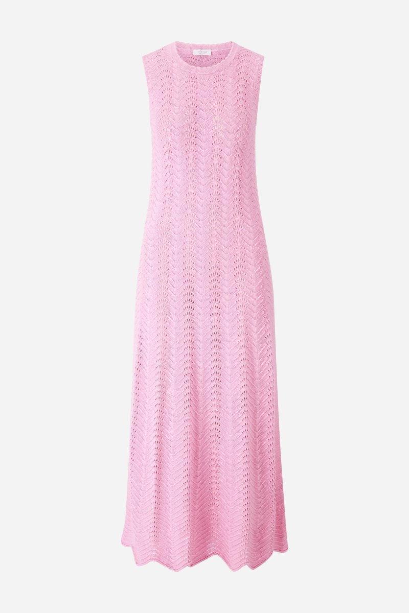 Ärmelloses Strickkleid mit Ajourmuster-Rich & Royal