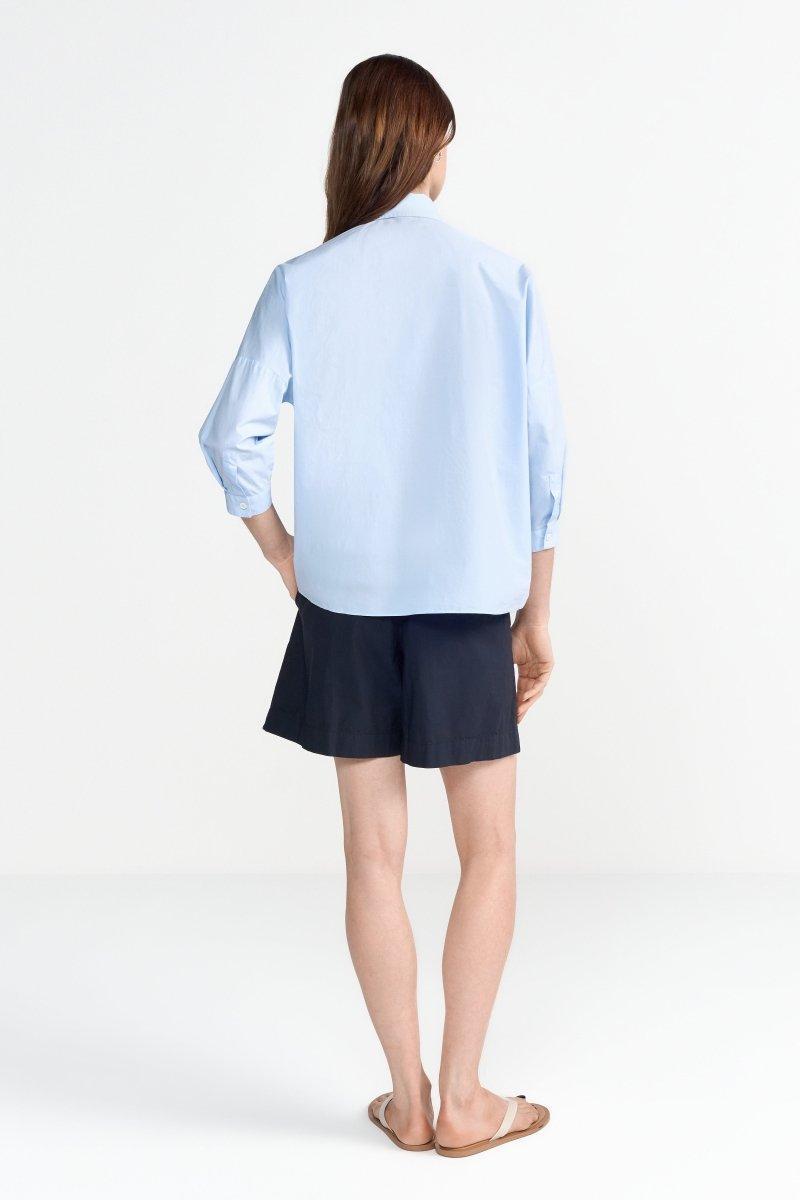 Oversize-Hemdbluse mit 3/4-Ärmeln-Rich & Royal