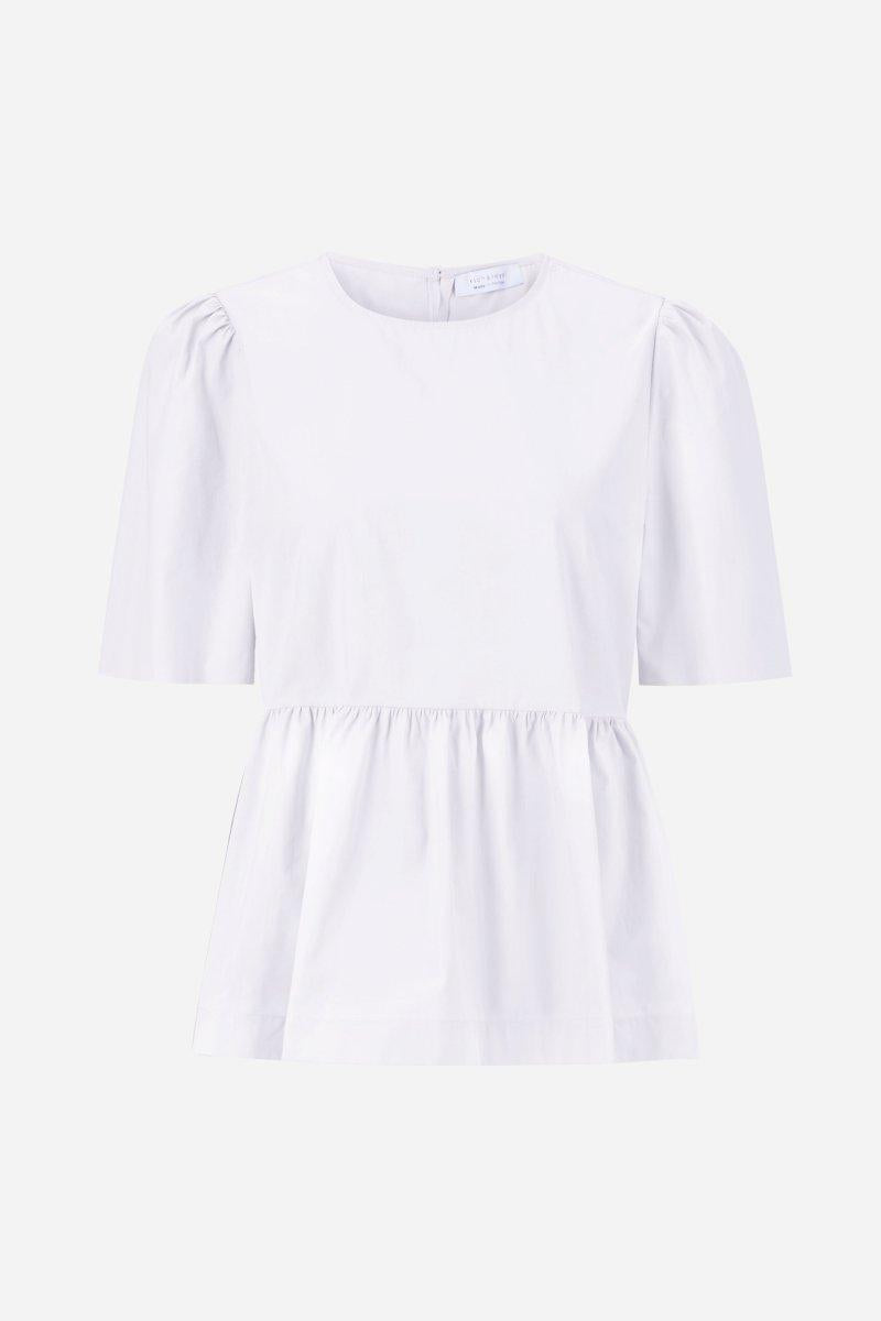 Taillierte Bluse mit Puffärmeln-Rich & Royal
