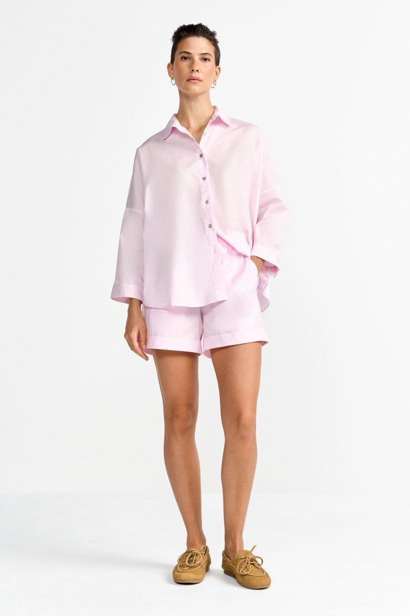 Weite Shorts mit Gummizug-Rich & Royal