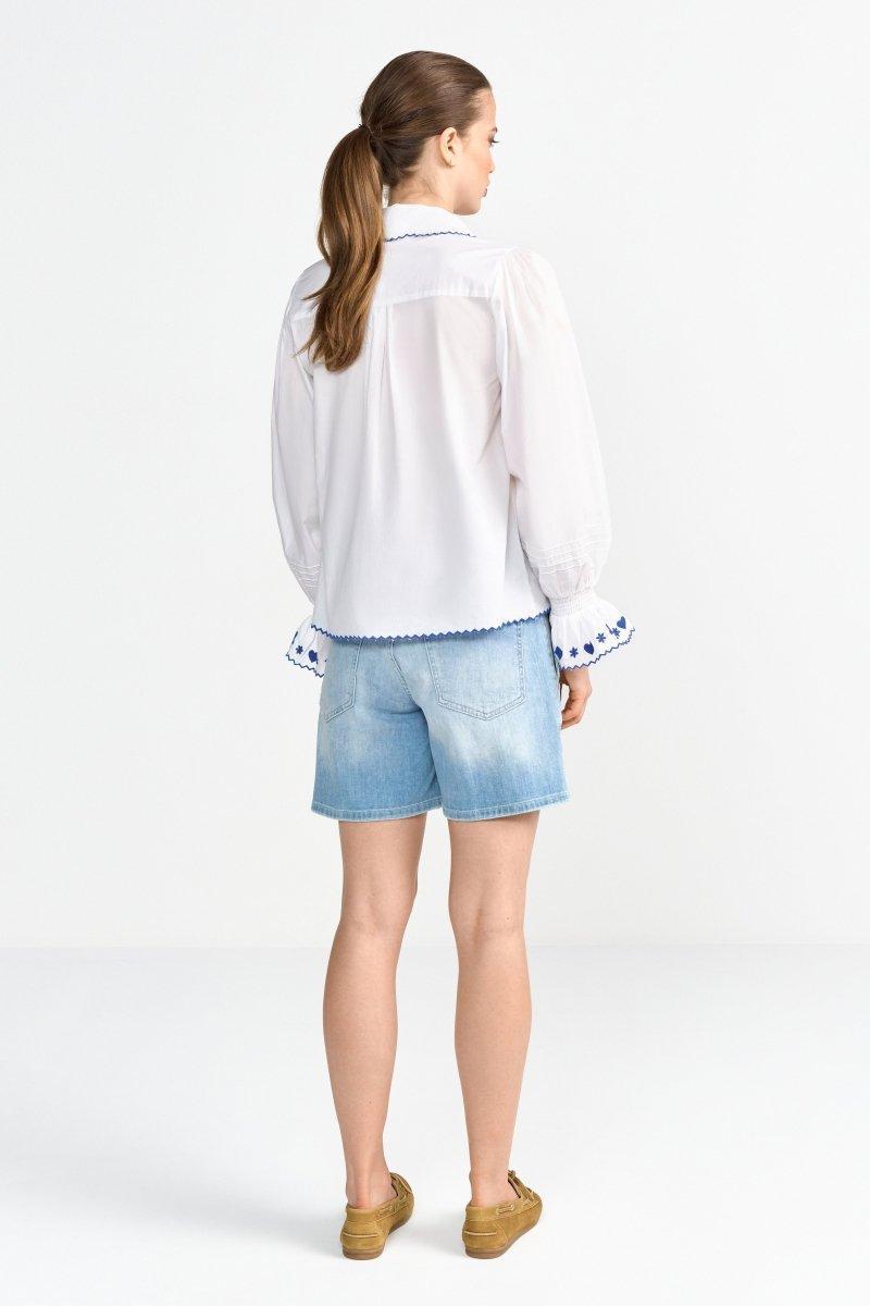 High-Waist-Jeansshorts-Rich & Royal