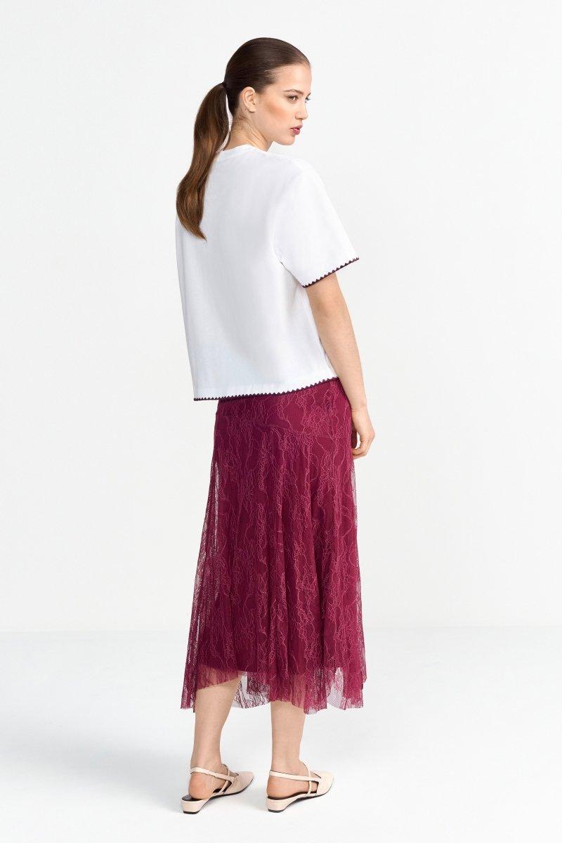 T-Shirt mit Ziernaht-Rich & Royal