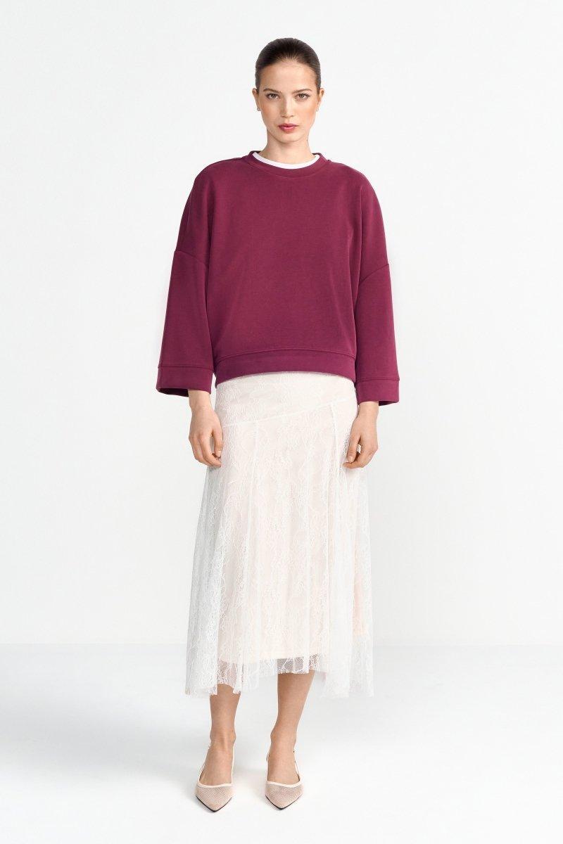 Midi-Spitzenrock-Rich & Royal