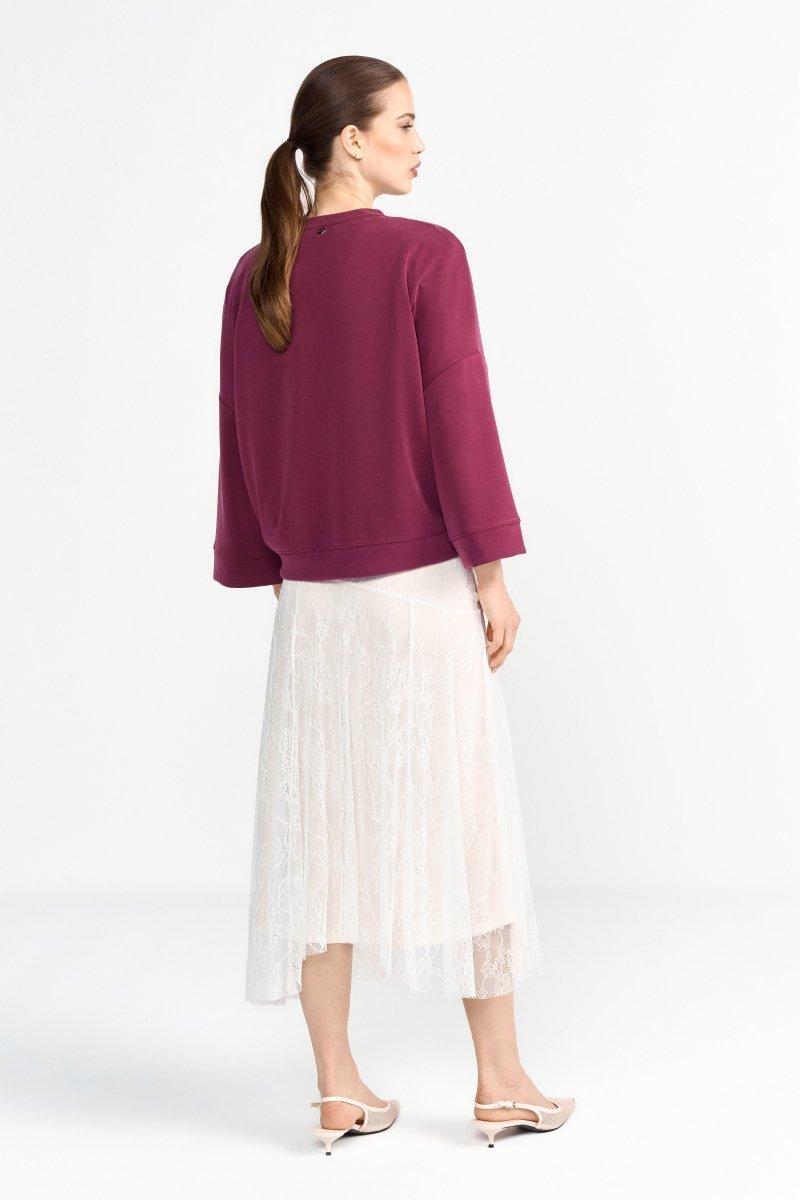 Midi-Spitzenrock-Rich & Royal