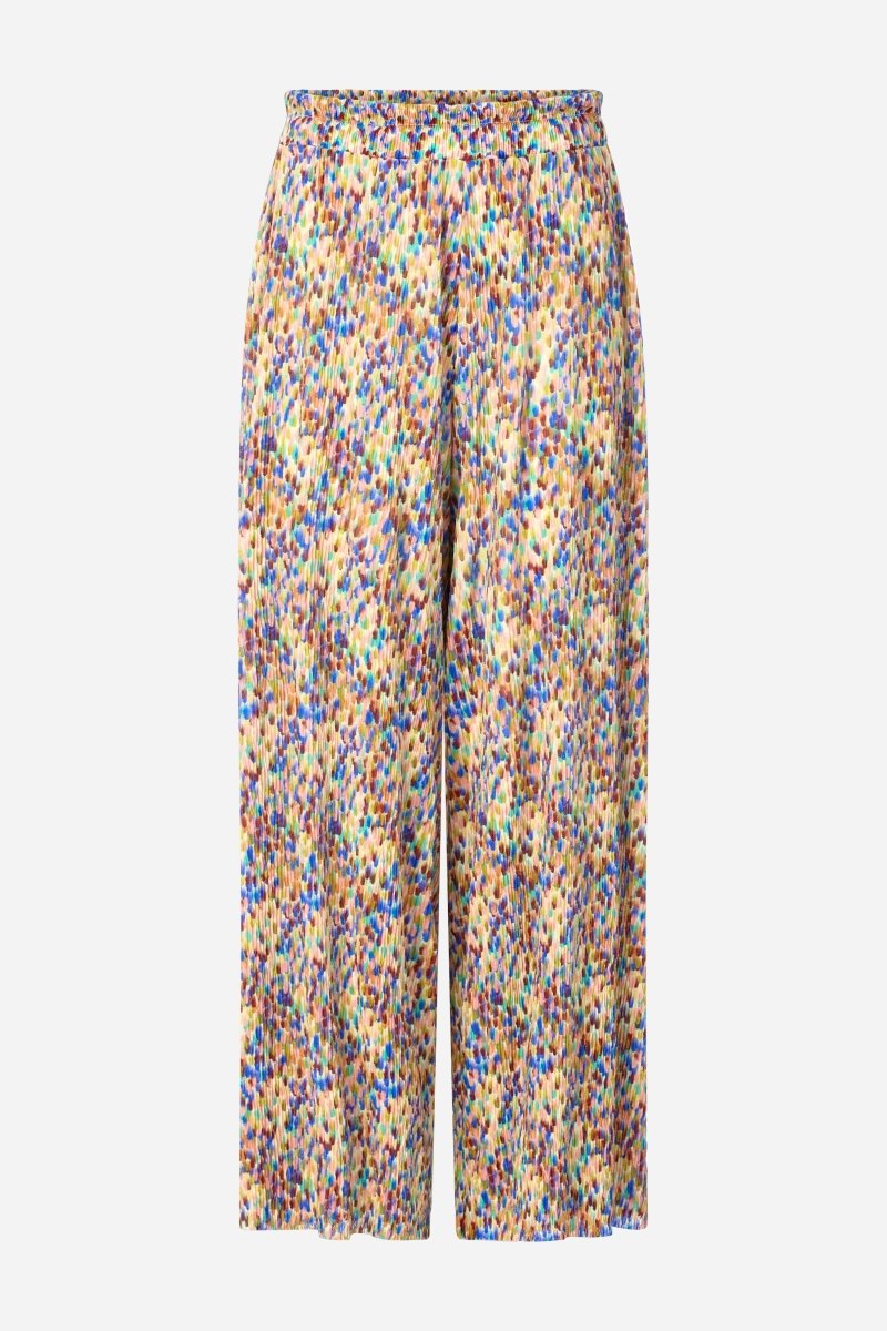 Plissierte Hose mit Print-Rich & Royal