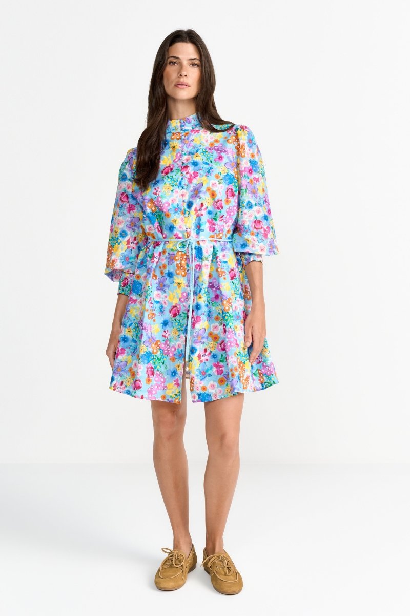 Blusenkleid mit Seidenanteil-Rich & Royal