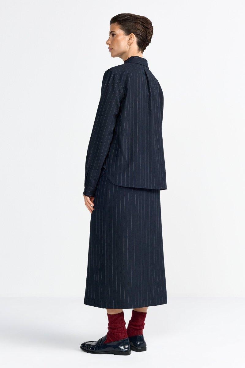 Bluse mit Nadelstreifen-Rich & Royal