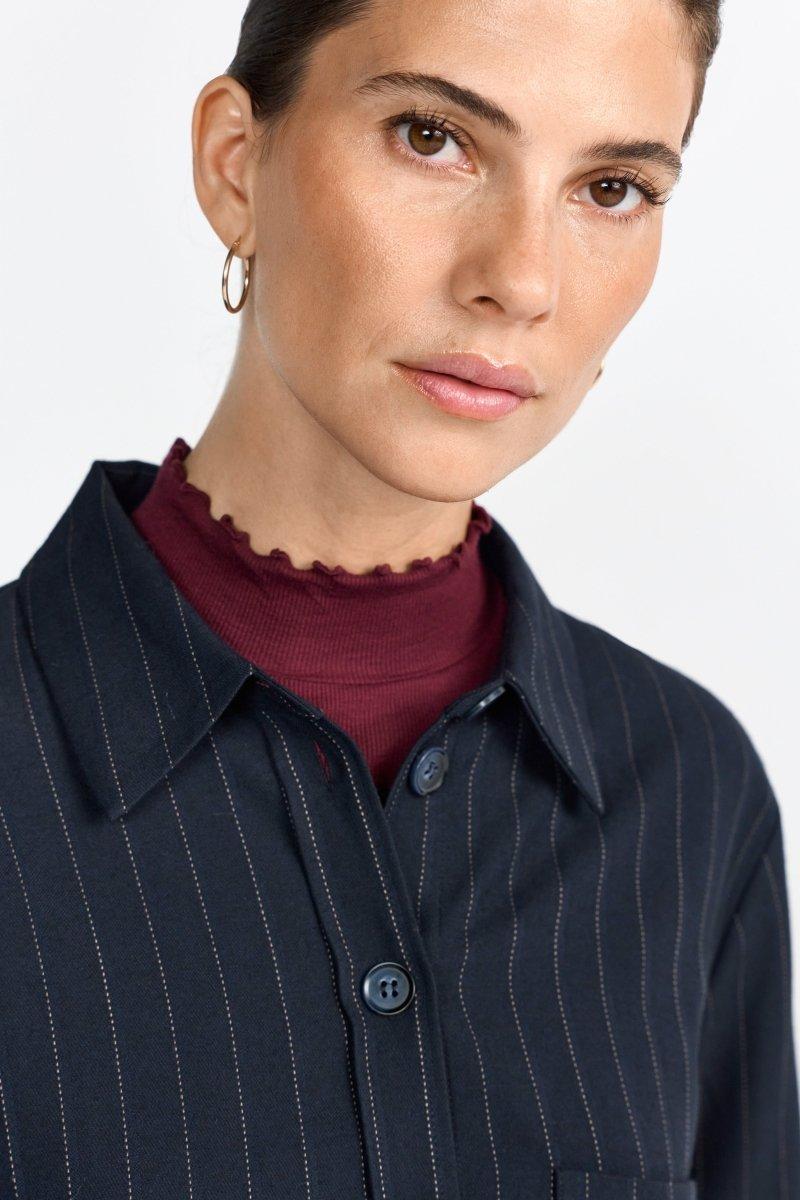 Bluse mit Nadelstreifen-Rich & Royal